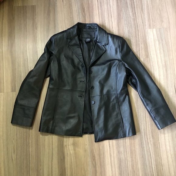 Austin women’s x-large leather coat Halloween - Picture 1 of 13